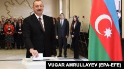 İ.Əliyev səs verir. 11 aprel 2018