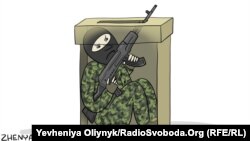 Карикатура Евгении Олейник